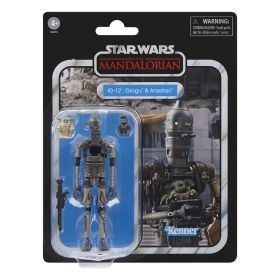 OCTOBRE 2025 : Star Wars : The Mandalorian -The Vintage Collection - Figurines IG-12, Grogu & Anzellan