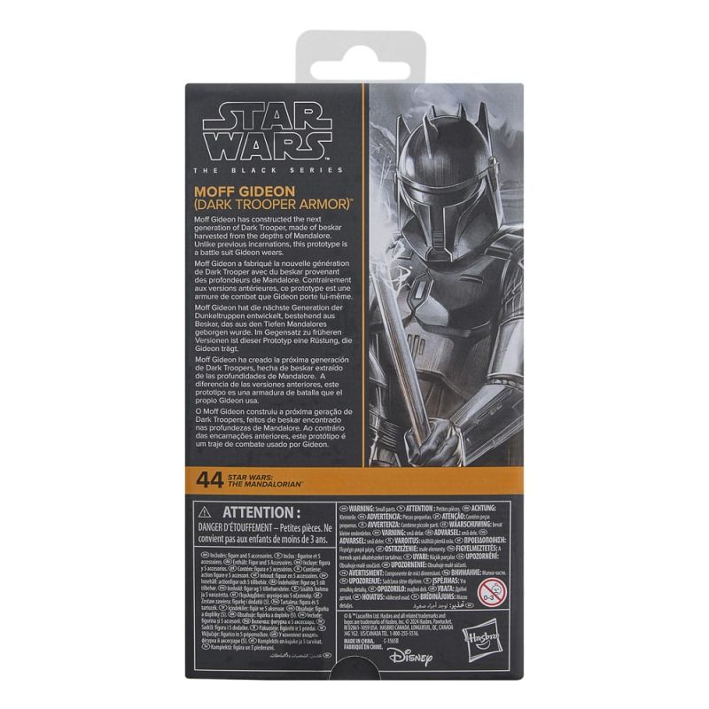 SEPTEMBRE 2025 : Star Wars : The Mandalorian - Black Series : Figurine Moff Gideon Dark Armor