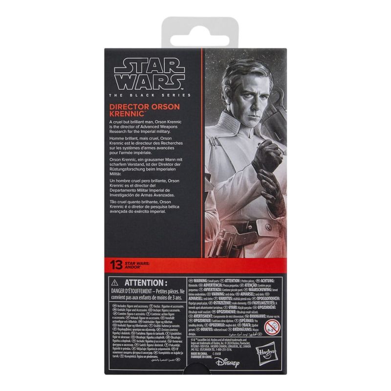 SEPTEMBRE 2025 : Star Wars : Andor - Black Series : Figurine Director Orson Krennic