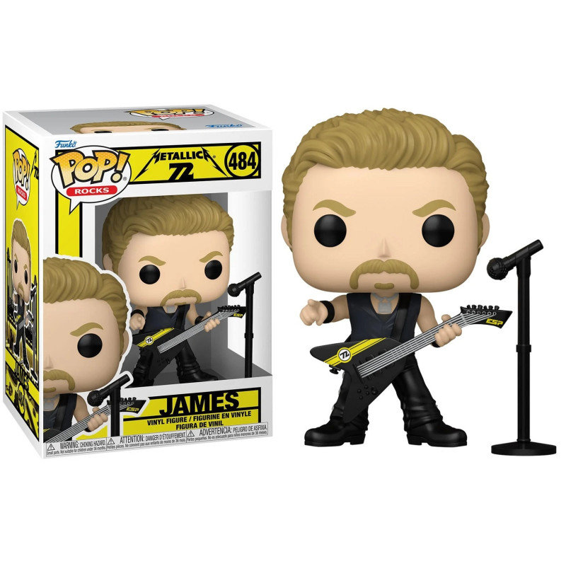 Funko Pop! James #484 – Metallica – Licence officielle