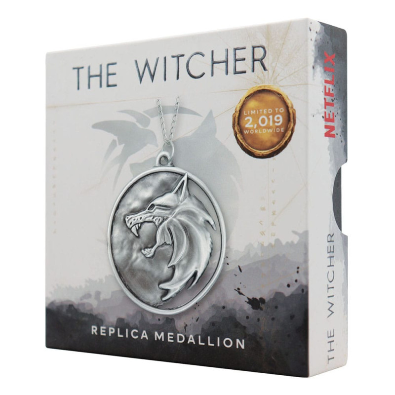Médaillon Geralt The Witcher – Réplique Limitée 65 mm