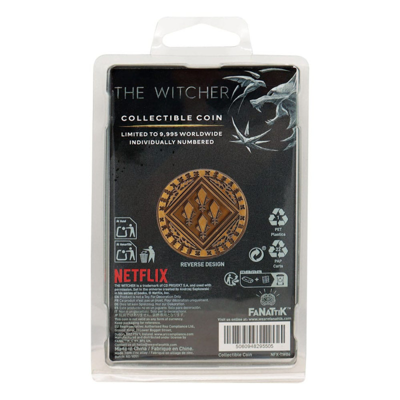 Pièce The Witcher Toss a Coin to Your Witcher 38 mm – 9995 exemplaires