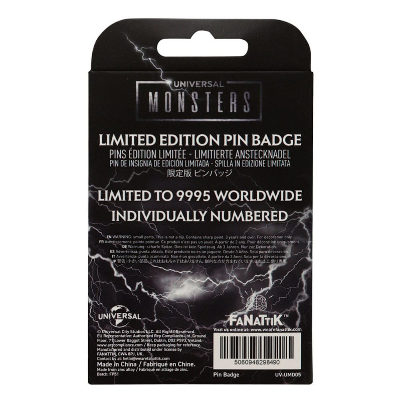 Pin’s Universal Monsters – Édition Limitée 9 995 exemplaires
