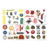 Fallout Tech Decals – Set de 40 Stickers Vinyles – Fanattik