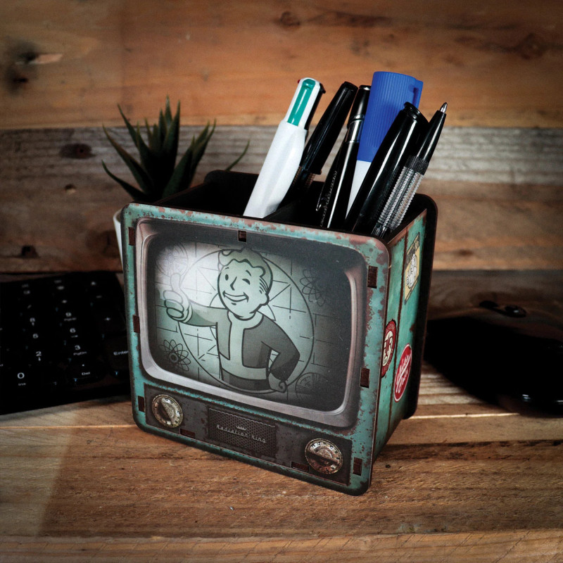 Porte-crayons Fallout – Design Télévision Rétro Vault-Tec – Fanattik