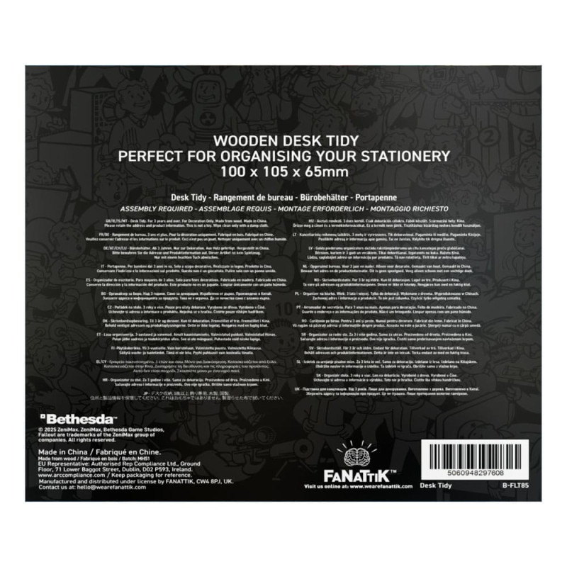 Porte-crayons Fallout – Design Télévision Rétro Vault-Tec – Fanattik