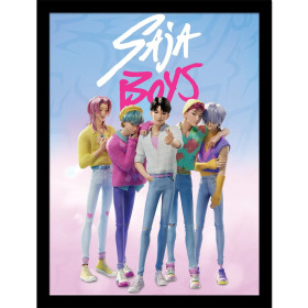 KPop Demon Hunters - Poster encadré Saja Boys (30 x 40 cm)