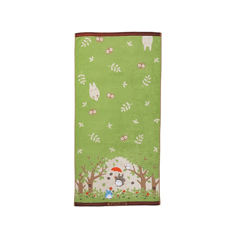 Mon voisin Totoro - Grande Serviette Totoro Promenade 60 x 120 cm