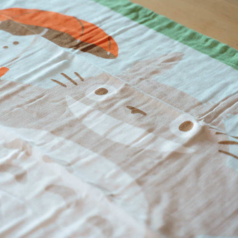 Serviette gaze Totoro 90x90 cm – Mon Voisin Totoro – Marushin