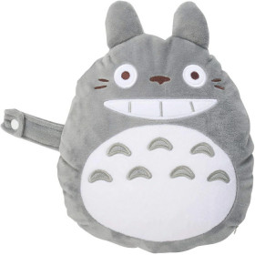 Mon voisin Totoro - Coussin de voyage avec capuche Totoro Gris