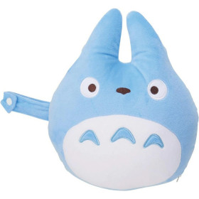 Mon voisin Totoro - Coussin de voyage avec capuche Totoro Bleu