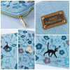 Pochette Jiji Fleur Bleue 21x28,5x1,5 cm – Kiki la Petite Sorcière