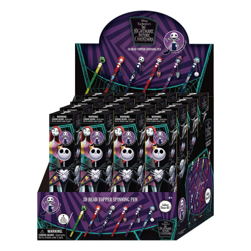Stylo 3D Head Topper Nightmare Before Christmas – Monogram – aléatoire