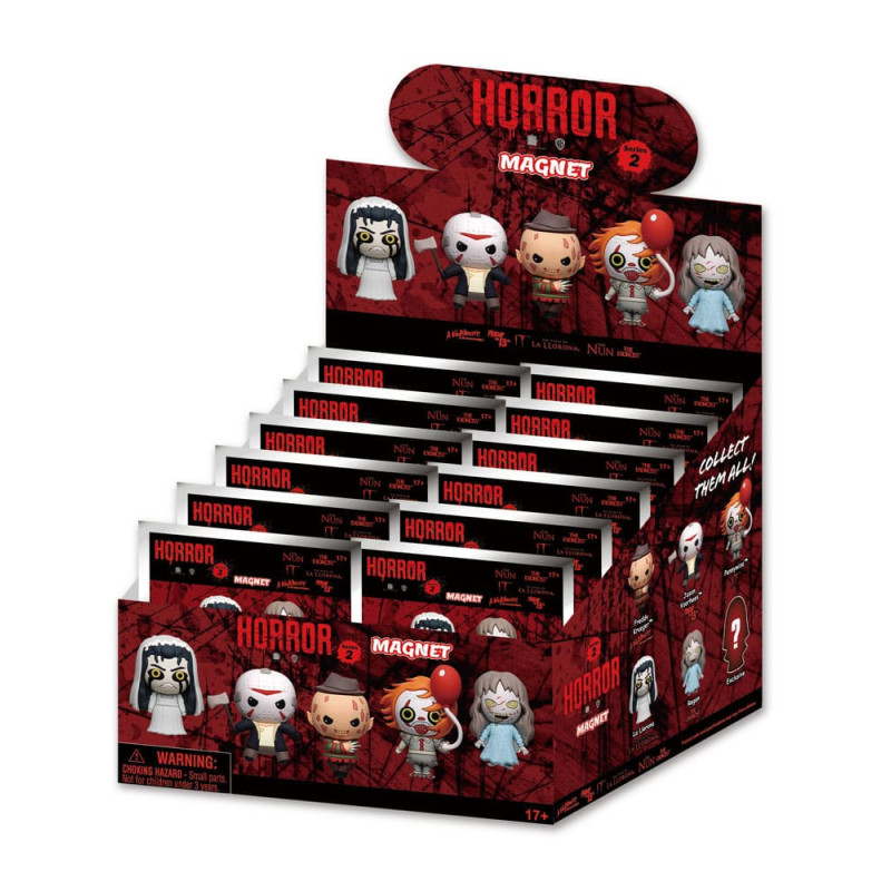 Aimant 3D Film d'horreur cultes – 1 sachet surprise – Monogram