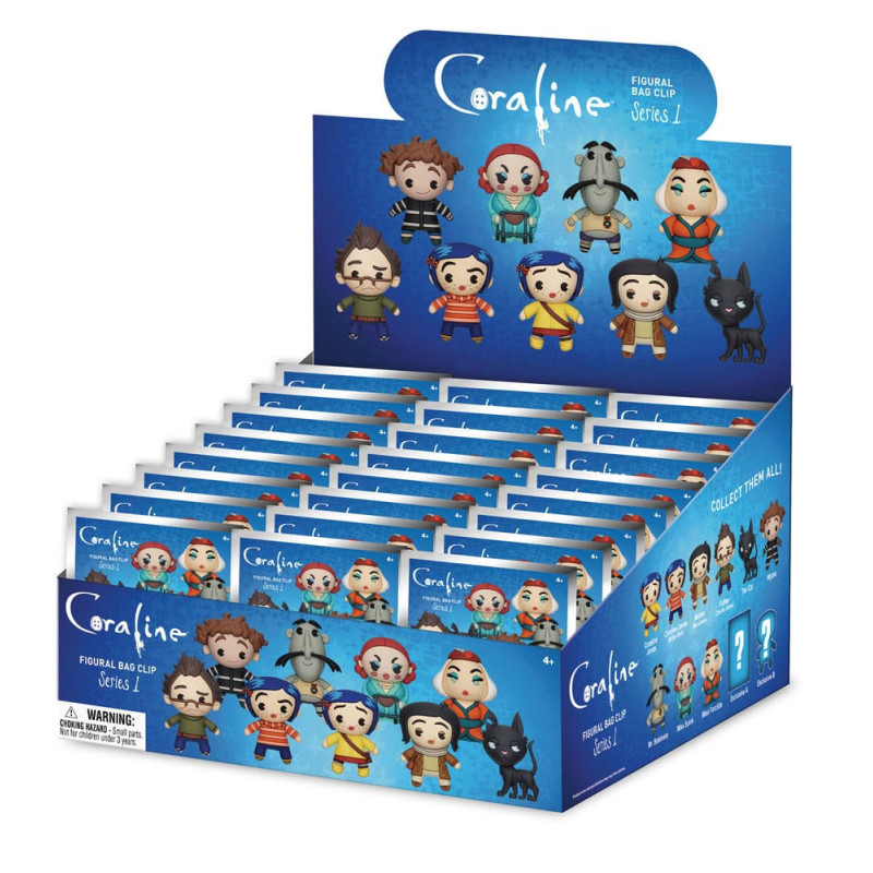 Coraline porte-clé Bag Clip – Licence officielle – Aléatoire