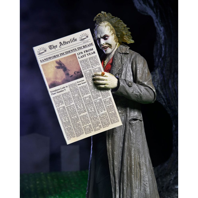 Beetlejuice Ultimate Tour Guide 7” The Bio-Exorcist – NECA