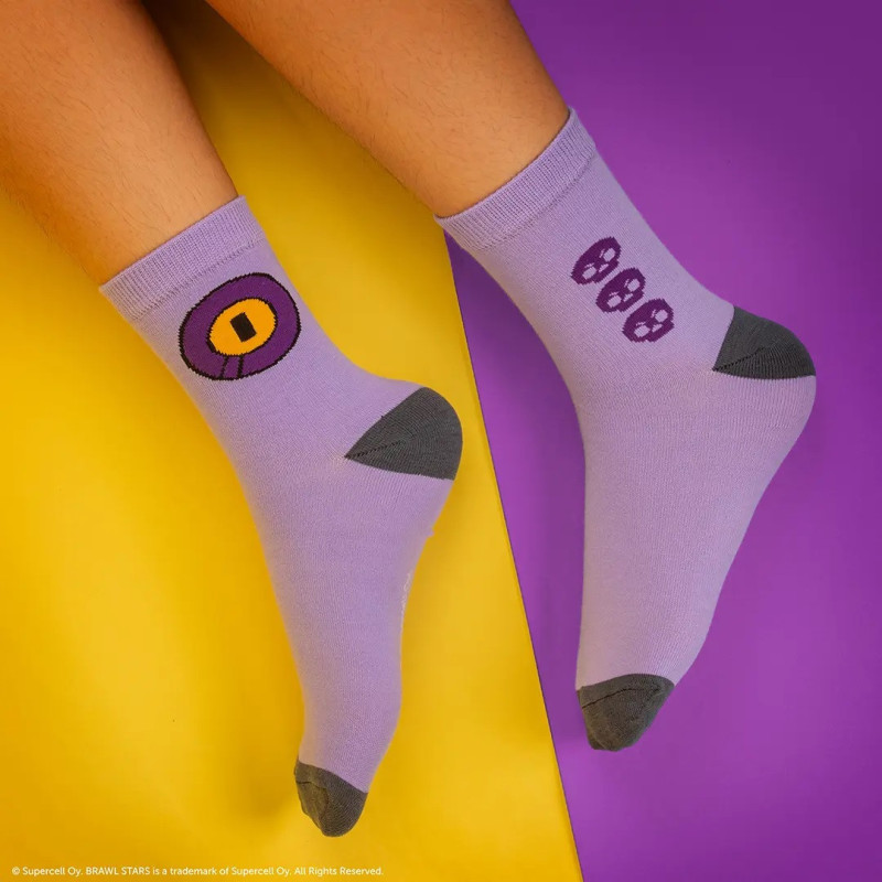 Lot 3 Paires de Chaussettes – Licence Brawl Stars