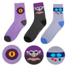 Brawl Stars - Set de 3 paires de chaussettes 8-Bit, Rico & Mortis