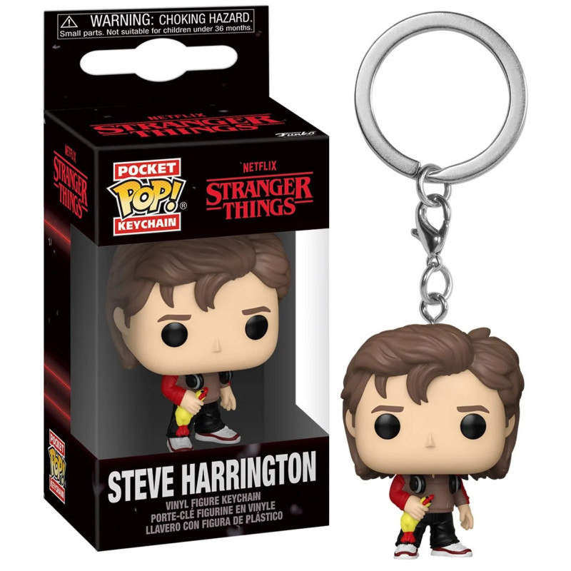 Stranger Things - Pop! Pocket - Porte-clé Steve Harrington