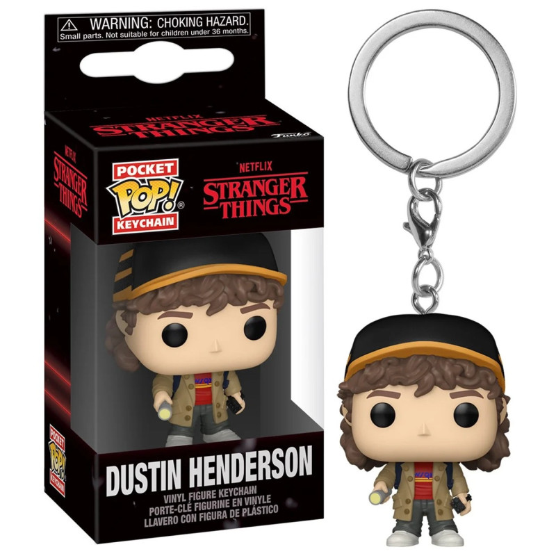 Stranger Things - Pop! Pocket - Porte-clé Dustin Henderson
