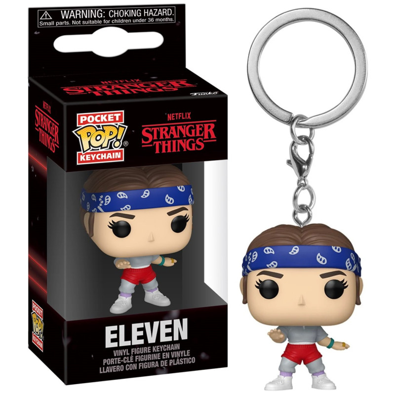 Stranger Things - Pop! Pocket - Porte-clé Eleven with Bandana
