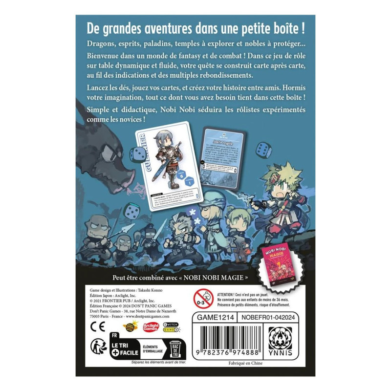 Nobi Nobi Epée - Le petit jeu de rôle de table