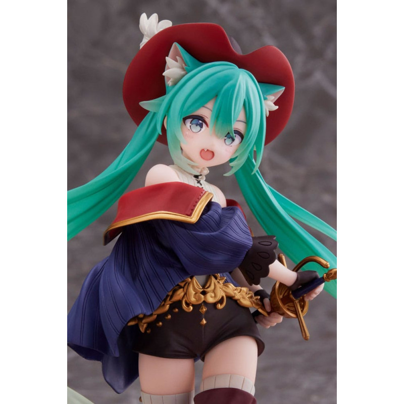 Hatsune Miku – Figurine Wonderland Puss in Boots – Vocaloid Taito