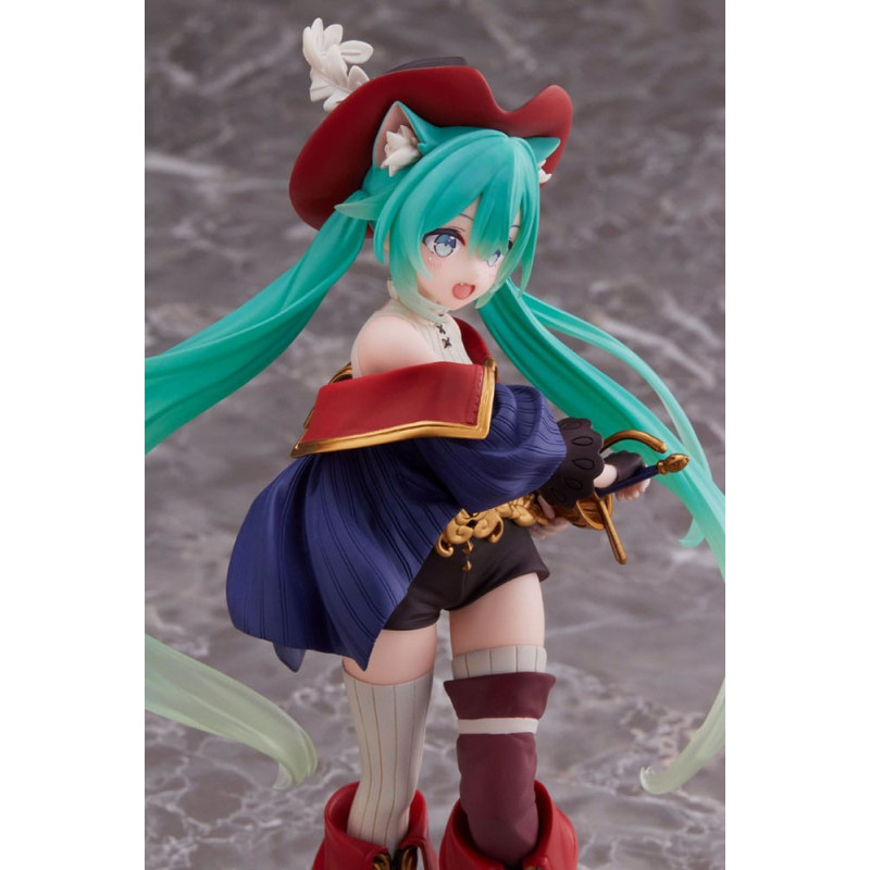 Hatsune Miku – Figurine Wonderland Puss in Boots – Vocaloid Taito