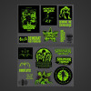 Set de stickers gadgets decals phosphorescents – Stranger Things