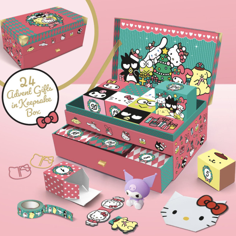 Sanrio - Calendrier de l'Avent 24 pièces Hello Kitty & Friends