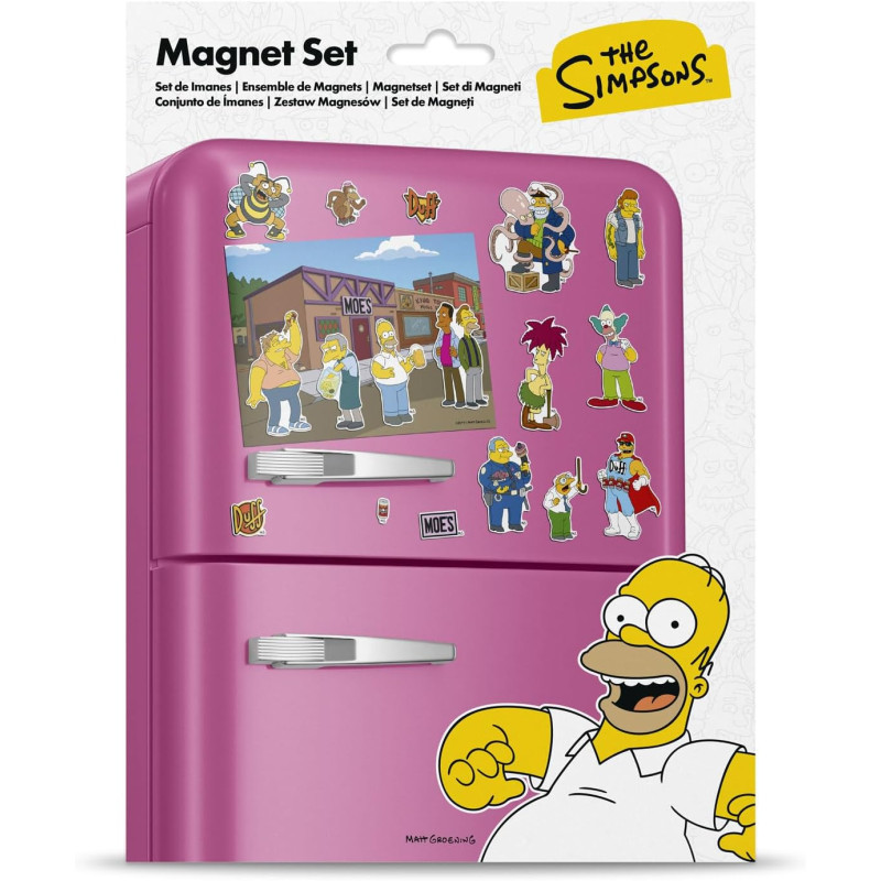 The Simpsons - Set d'aimants Homer Taverne de Moe