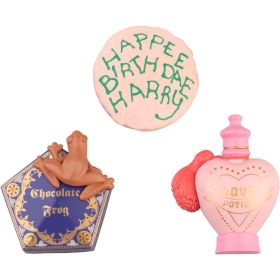 Harry Potter - Set de 3 aimants 3D Love Potion, Chocogrenouille & Gâteau