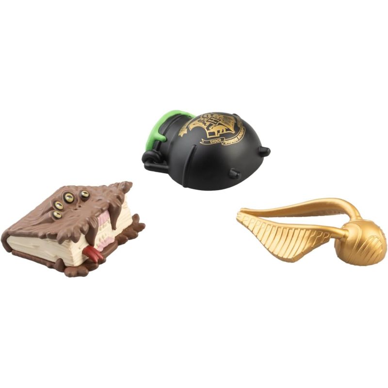 Harry Potter - Set de 3 aimants 3D Golden Snitch, Book of Monsters & Potion