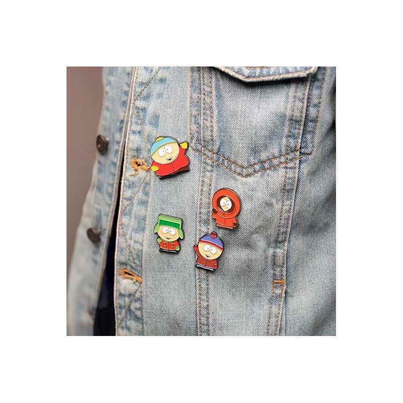 South Park - Set de 4 pins Cartman, Kenny, Kyle et Stan