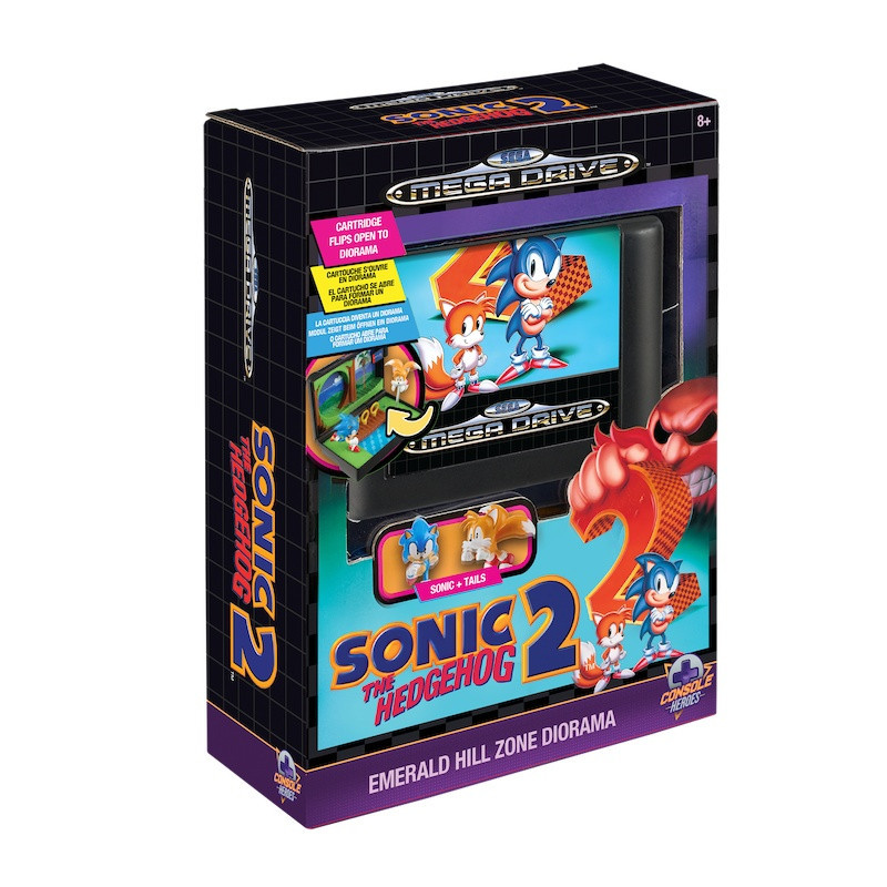 Console Heroes – Mega Drive Sonic 2 – Figurine 7 cm