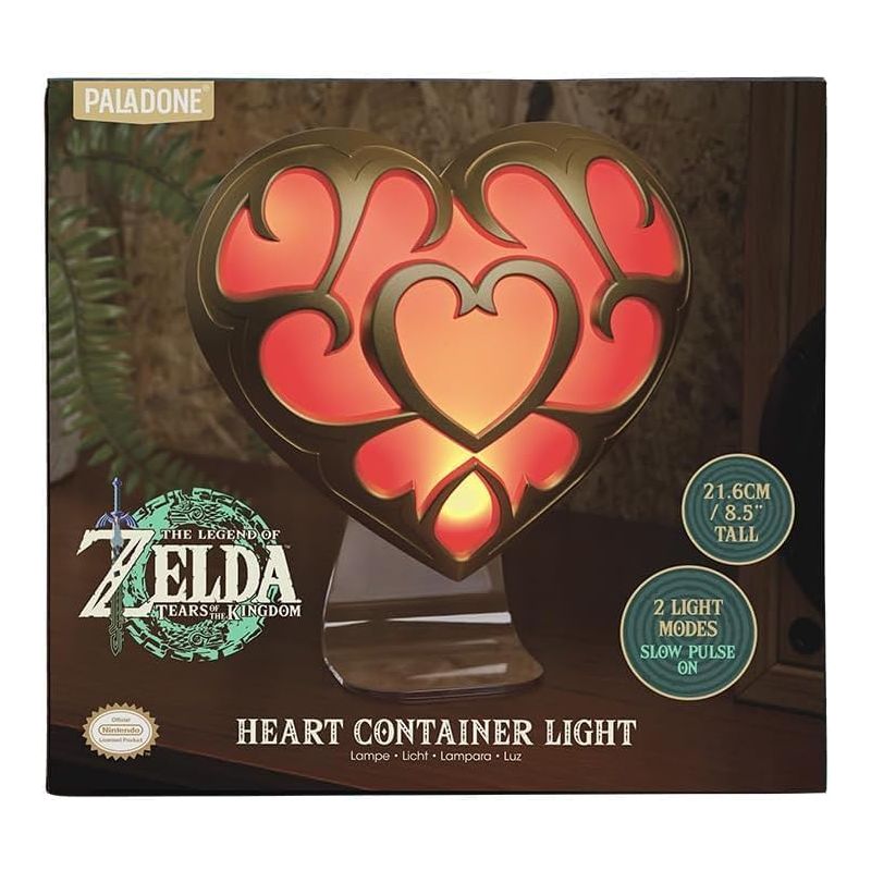 The Legend of Zelda - Lampe Conteneur Coeur 25 cm