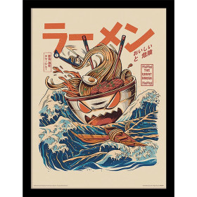 Ilustrata - Poster encadré Great Ramen (30 x 40 cm)