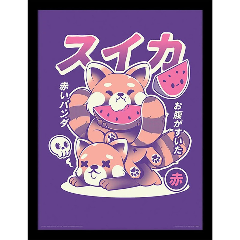 Ilustrata - Poster encadré Watermelon (30 x 40 cm)