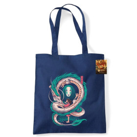Ilustrata – The Girl And The Dragon Tote Bag – Licence Pyramid