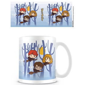 Harry Potter - Mug Chibi Harry Ron Hermione Flying