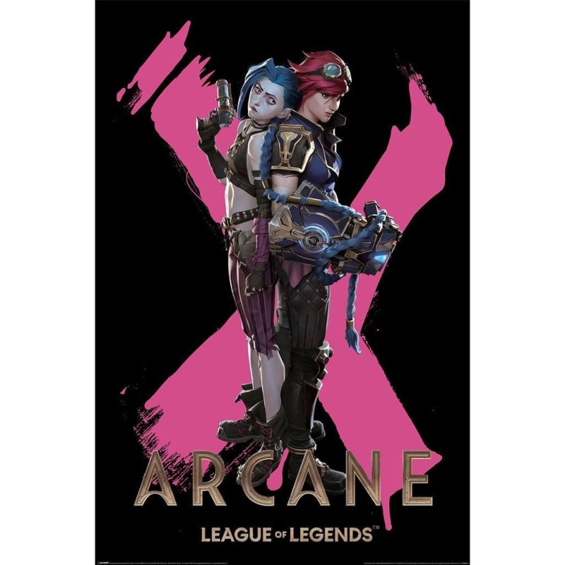 Arcane : League of Legends - grand poster Duo (61 x 91,5 cm)