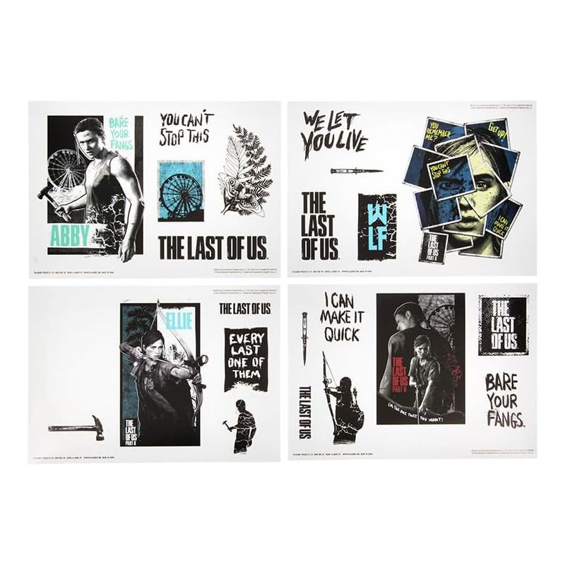 The Last of Us - Set de 25 stickers gadget decals