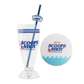 Stranger Things - Set Verre à Milkshake Scoops Ahoy