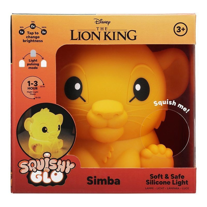 Disney – Simba SquishyGlo Silicone Light Rechargeable – Paladone