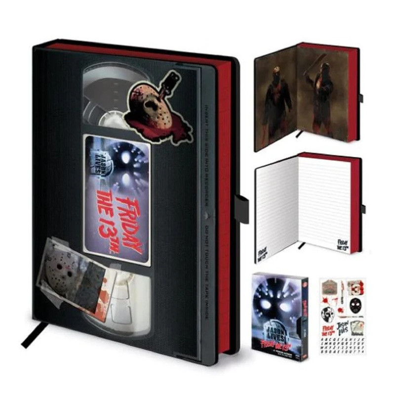 Friday the 13th – Slasher VHS – Carnet Premium A5 – Pyramid