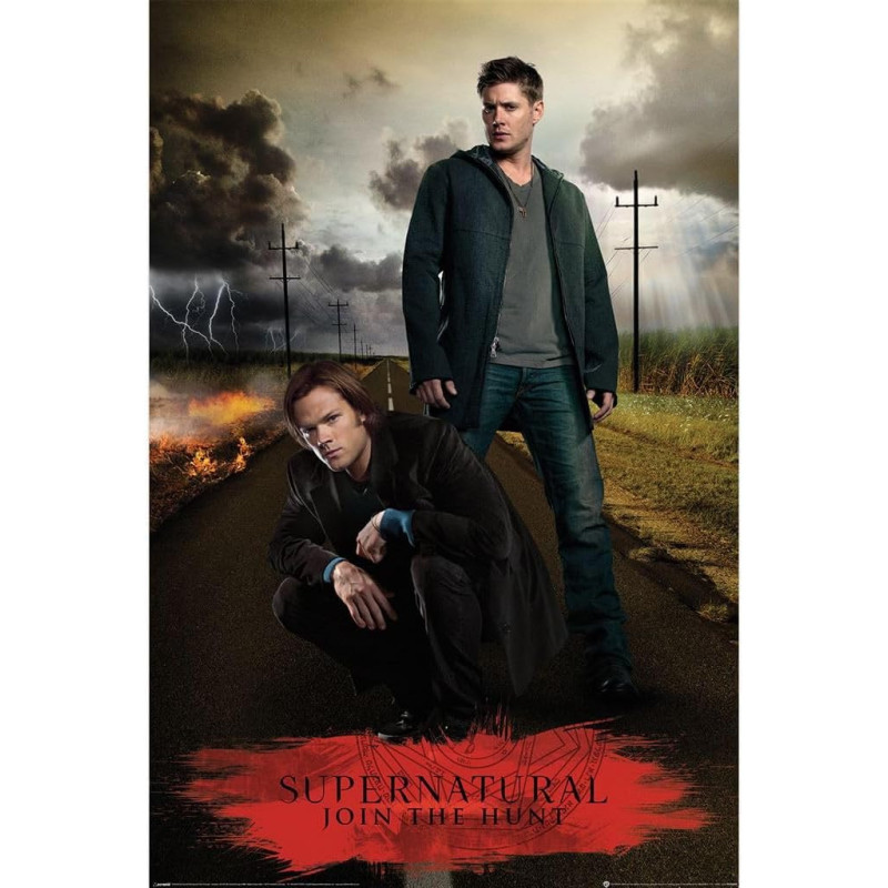 Supernatural - Grand poster Sam & Dean Winchester (61 x 91,5 cm)