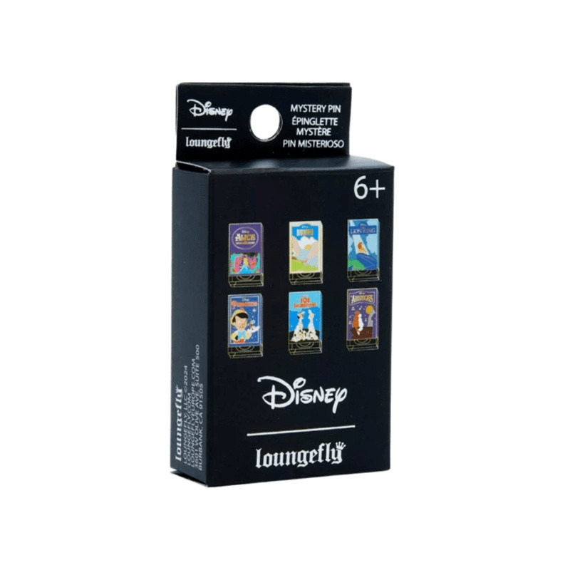 Disney Classic VHS Cover Blind Box Enamel Pins – Loungefly