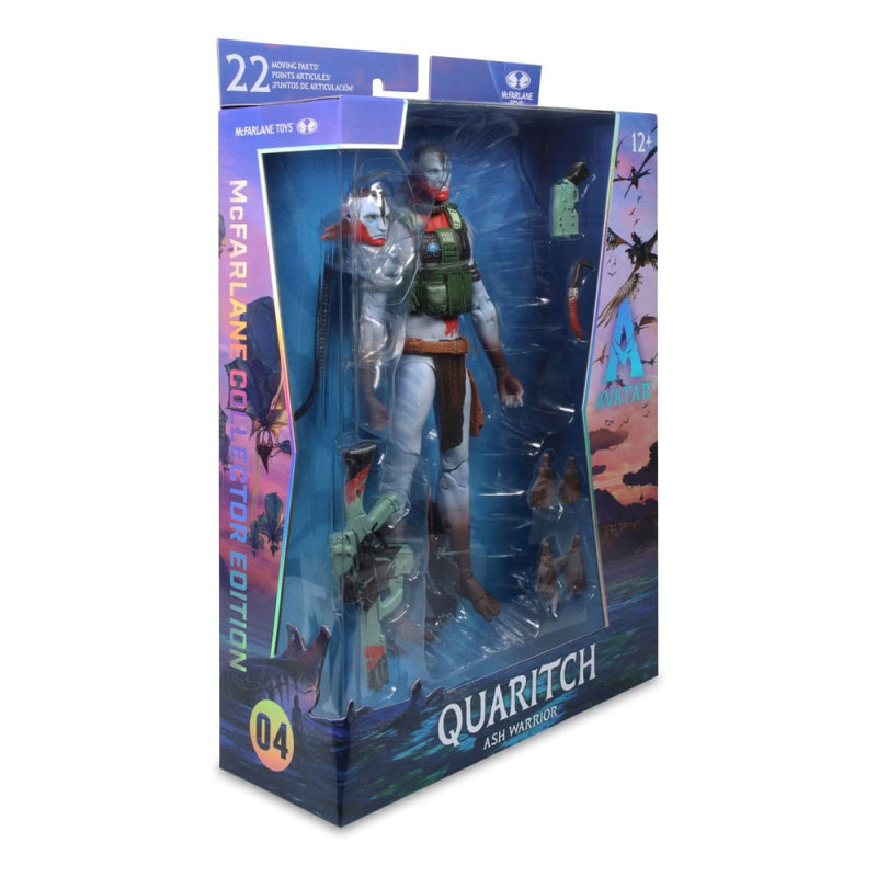 Quaritch Ash Warrior Avatar Fire and Ash Figurine 18cm – McFarlane