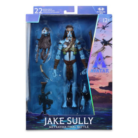 Avatar: Fire and Ash - Figurine Jake Sully (Metkayina Final Battle) 18 cm