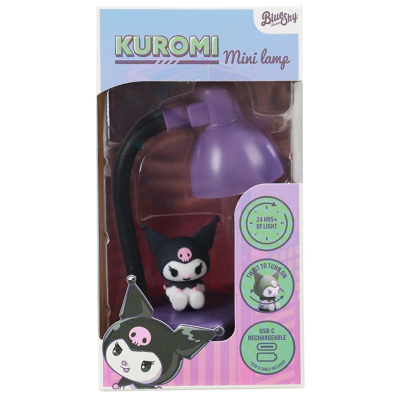 Kuromi – Mini Lampe de Bureau Rechargeable 12 cm